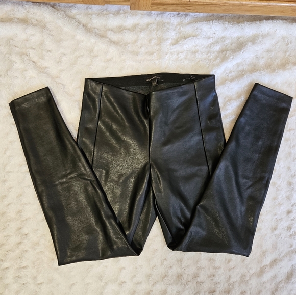 Banana Republic Women's Size 2 Devon Faux Leather Stretch Skinny Pants Leggings - Picture 2 of 4